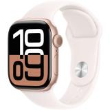 Apple Watch Series 10 42mm Rose Gold with Light Blush Sport Band (MWWH3)